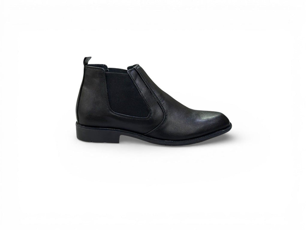 Signature Men’s Leather Chelsea Boots – Heritage Black