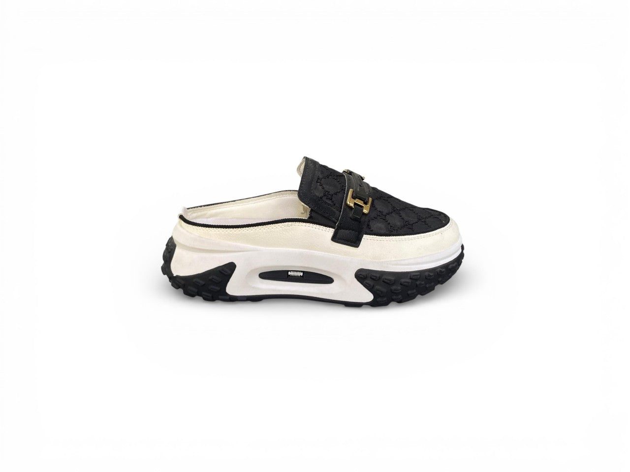 Korean Style Quilted Bustong Platform Sliders