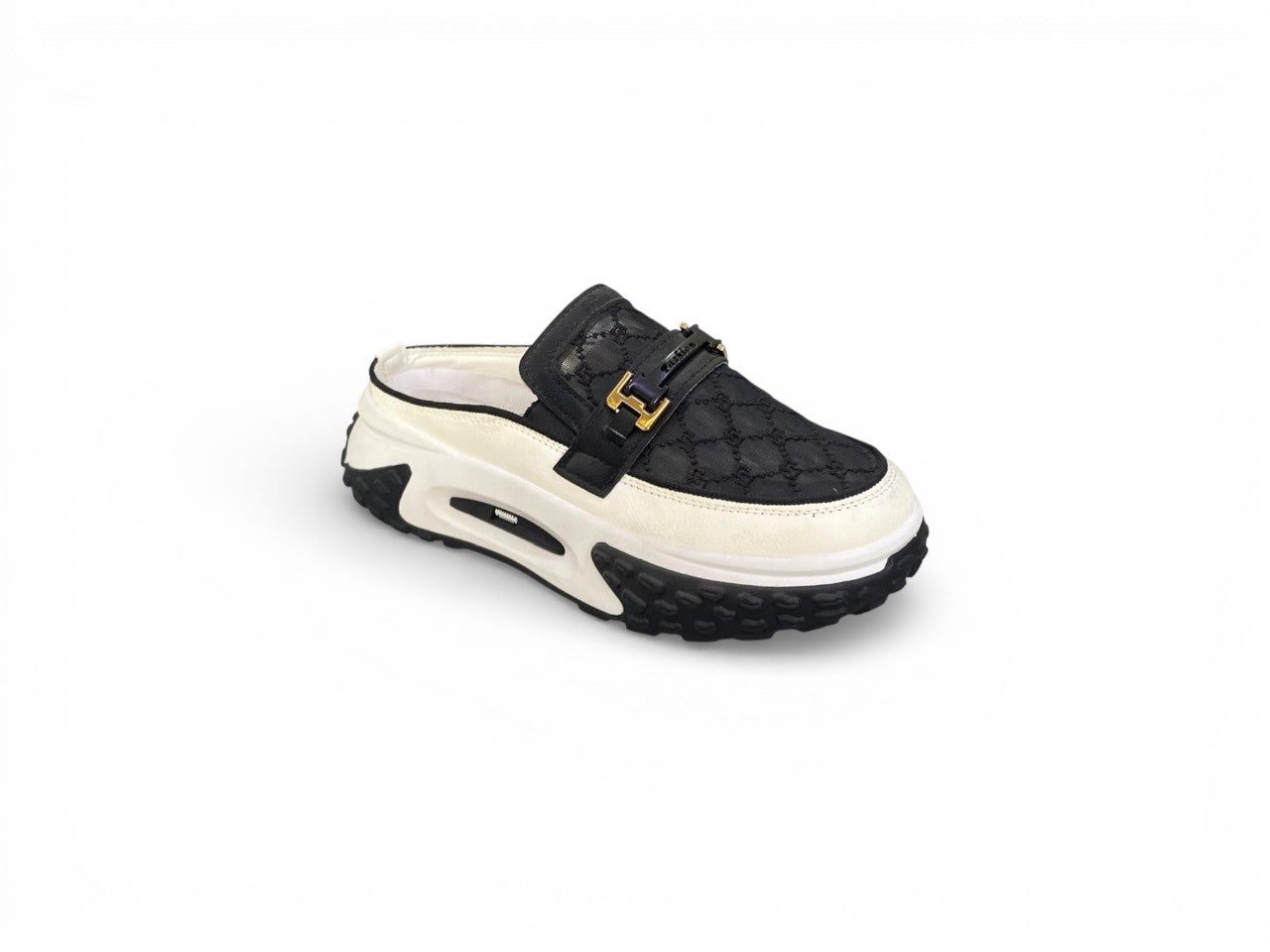 Korean Style Quilted Bustong Platform Sliders