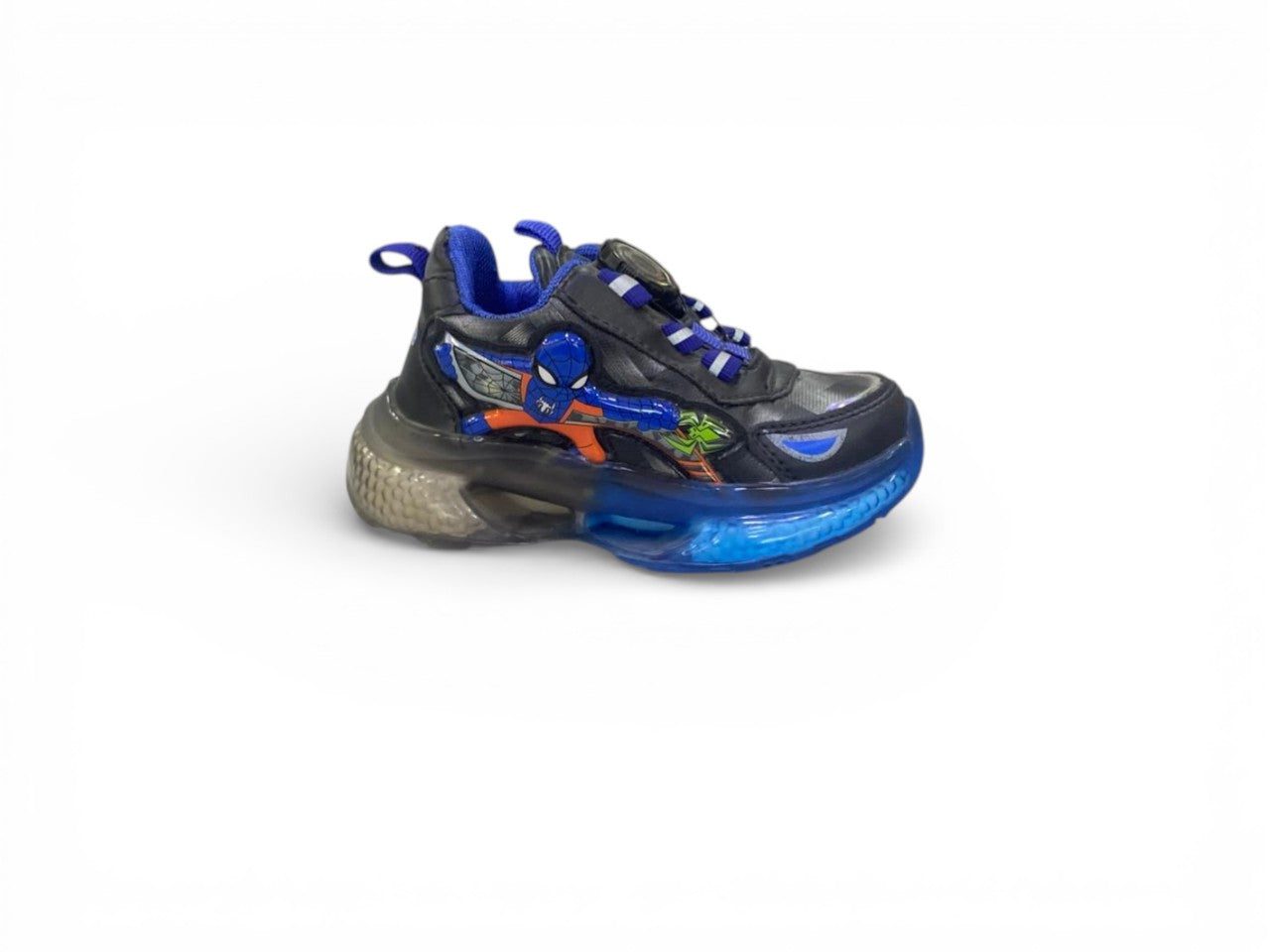 Marvel Spider-Man Boys' LED Sports Shoes with Rotary Dial