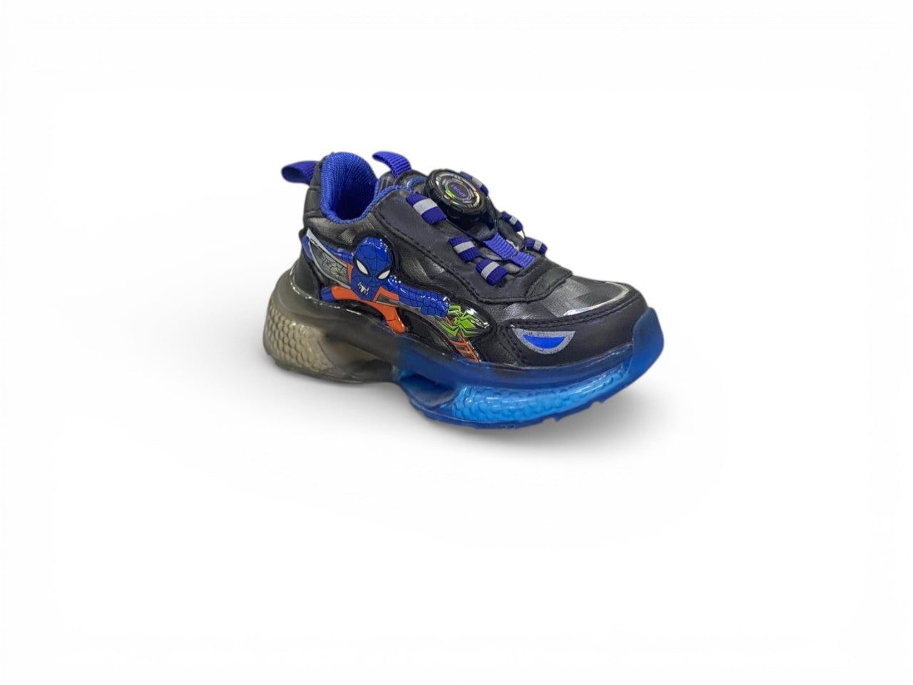 Marvel Spider-Man Boys' LED Sports Shoes with Rotary Dial