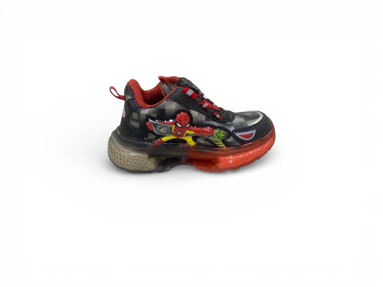 Marvel Spider-Man Boys' LED Sports Shoes with Rotary Dial