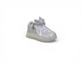 Girls' Rhinestone Sneakers with Side Zipper