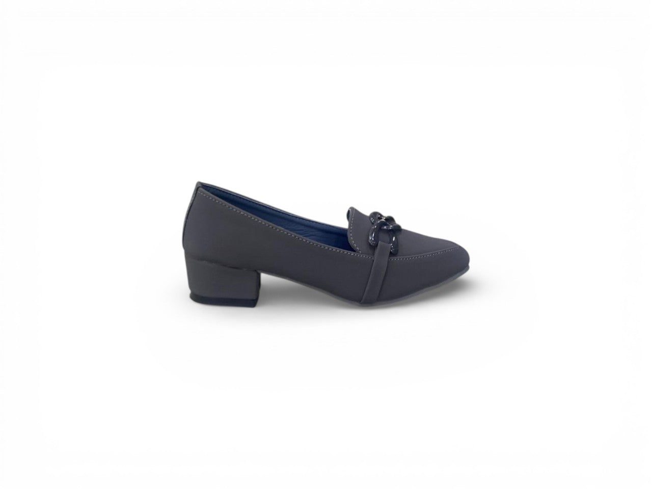 Classic Block Heel Slip-On Pumps