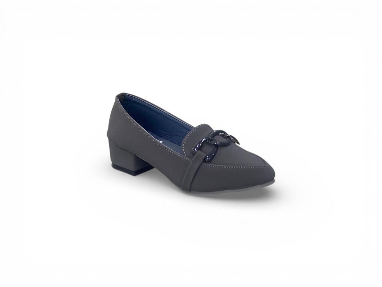 Classic Block Heel Slip-On Pumps