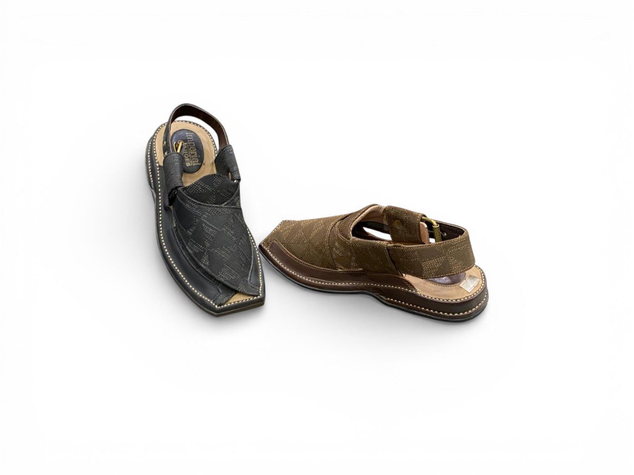 Classic Charsadda Style Leather Men's Sandals
