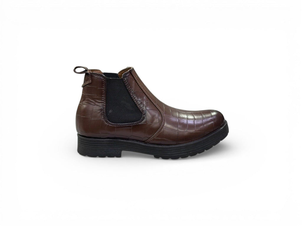 Short & Punchy: The Brown Croc Chelsea