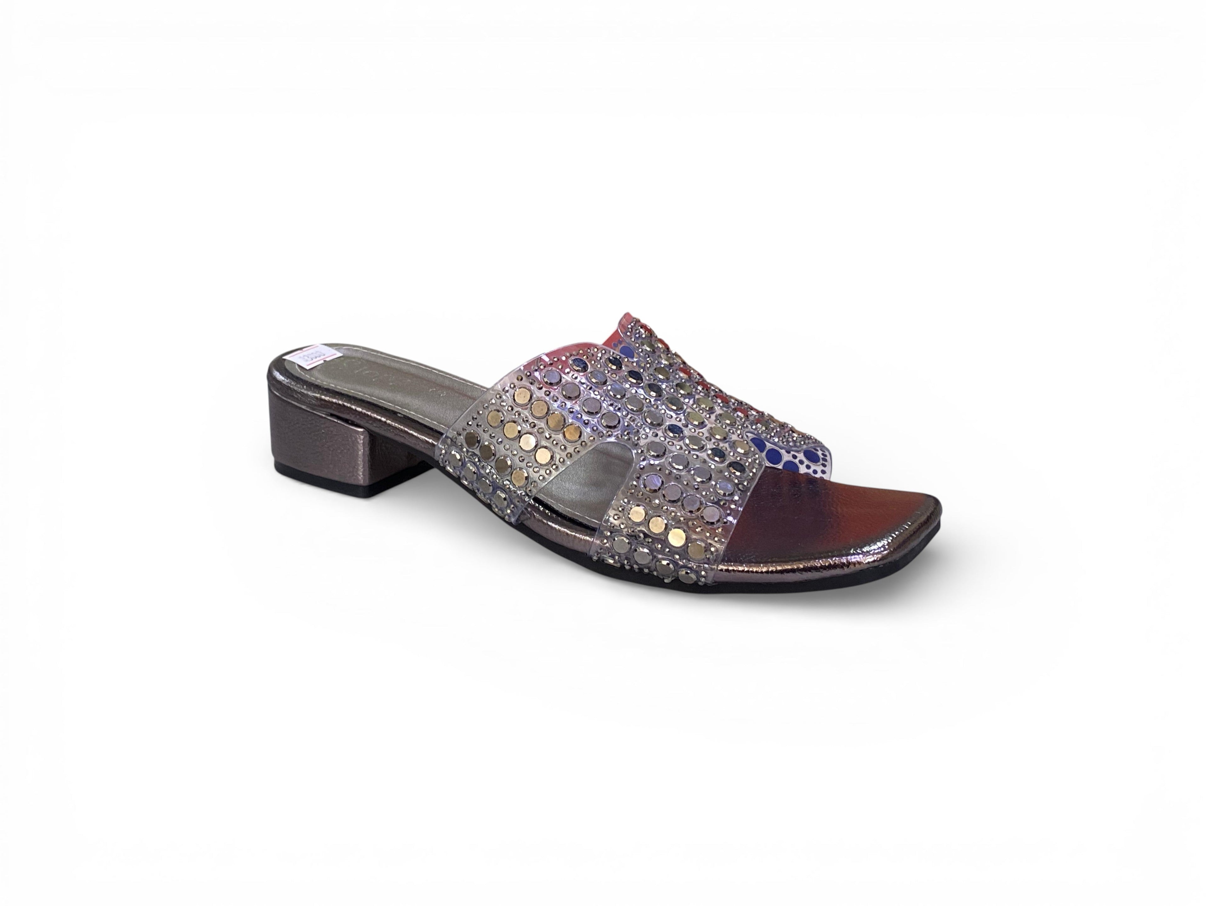 Luxury Rhinestone Party Block Heels