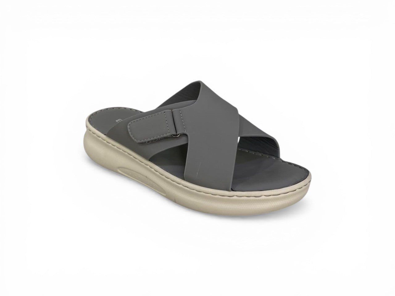 Tan Criss-Cross Orthopedic Sandals