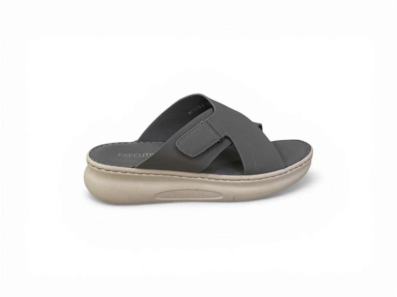 Tan Criss-Cross Orthopedic Sandals