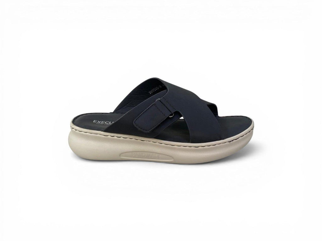 Tan Criss-Cross Orthopedic Sandals