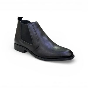 Signature Men’s Leather Chelsea Boots – Heritage Black