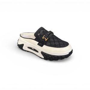 Korean Style Quilted Bustong Platform Sliders