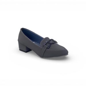 Classic Block Heel Slip-On Pumps